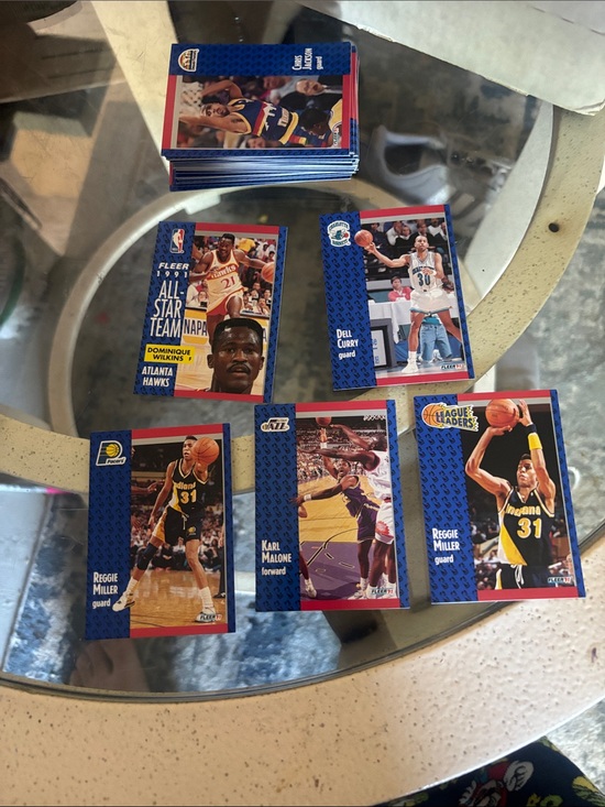 Other - Fleer 1991 Basketball Trading Cards -Vintage Player Cards